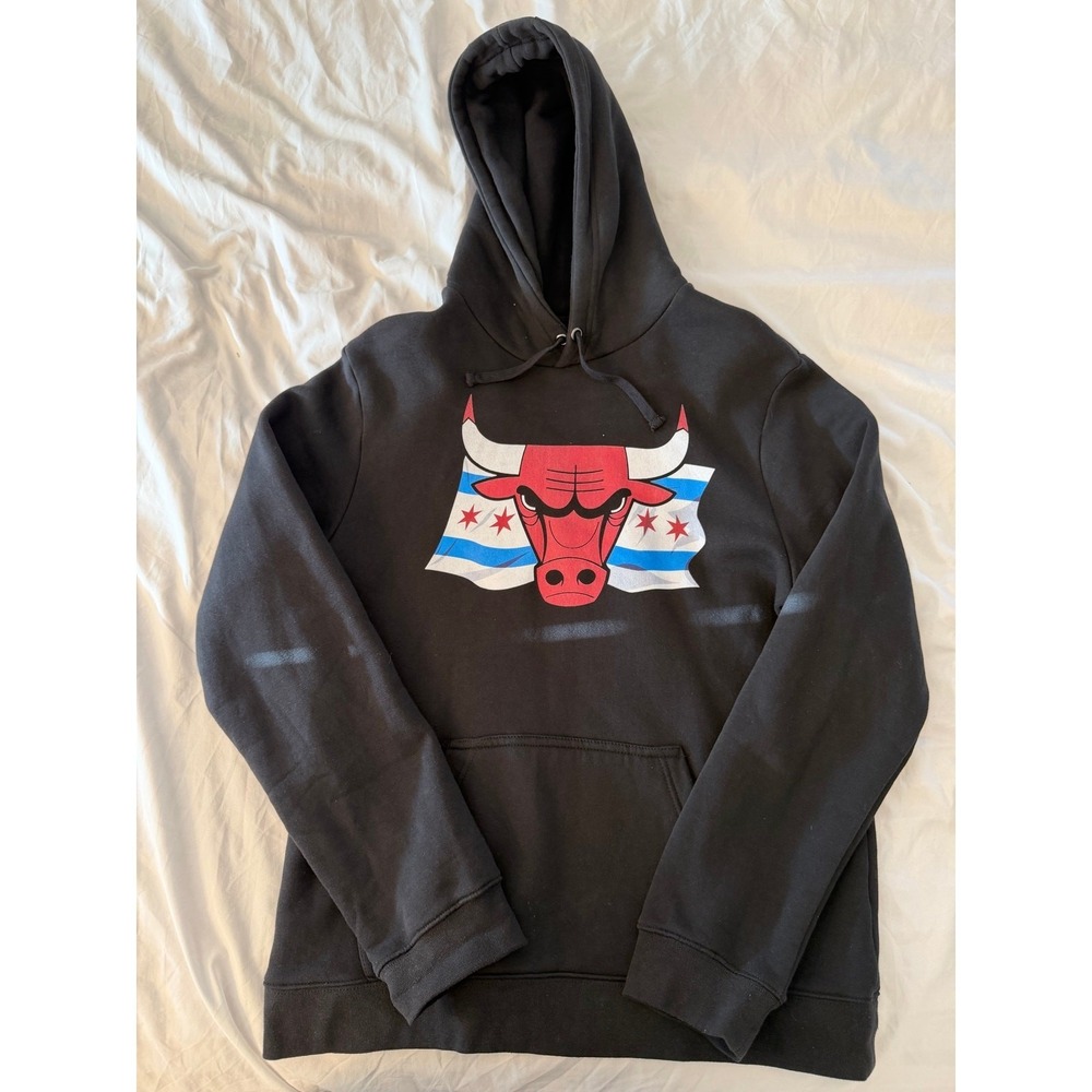 Chicago Bulls Flag Fanatics Hoodie Men's Size Large